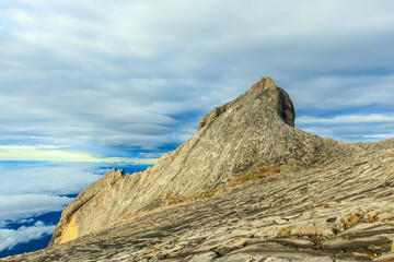 Mount Kinabalu scenery at sunrise