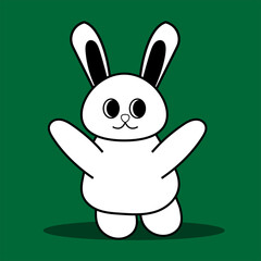 Cute cartoon characters with various expressions. Kawaii cartoon characters. Editable character color 