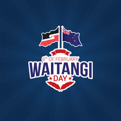 New Zealand Waitangi Day Vector Illustration. Waitangi Day serves as a reminder of the complex history and ongoing challenges of building a truly inclusive and equitable society in New Zealand.