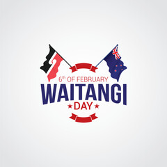 New Zealand Waitangi Day Vector Illustration. Waitangi Day serves as a reminder of the complex history and ongoing challenges of building a truly inclusive and equitable society in New Zealand.