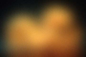 yellow black, rough abstract background with gradient colors, illuminated bright. Glow template with empty space and textured, grainy noise background.