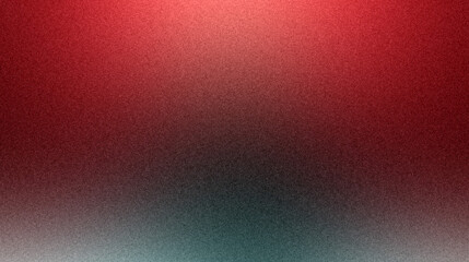 Fototapeta premium red and black, rough abstract background with gradient colors, illuminated bright. Glow template with empty space and textured, grainy noise background.
