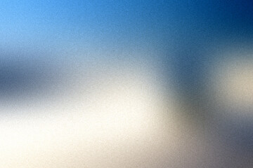 light blue and white rough abstract background with gradient colors, illuminated bright. Glow template with empty space and textured, grainy noise background.