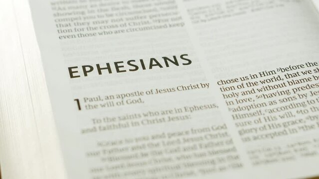 Bible - Ephesians - Slide to Right Level - NKJV