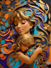 The love of fathers and mothers for their children