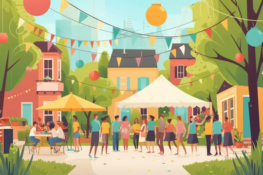 Street Parties and Block Parties: Purpose: Bring neighbors together for a day of celebration