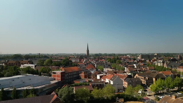 IZEGEM ROESELARE  BELGIAN TOWN CHURCH WEST VLAANDEREN