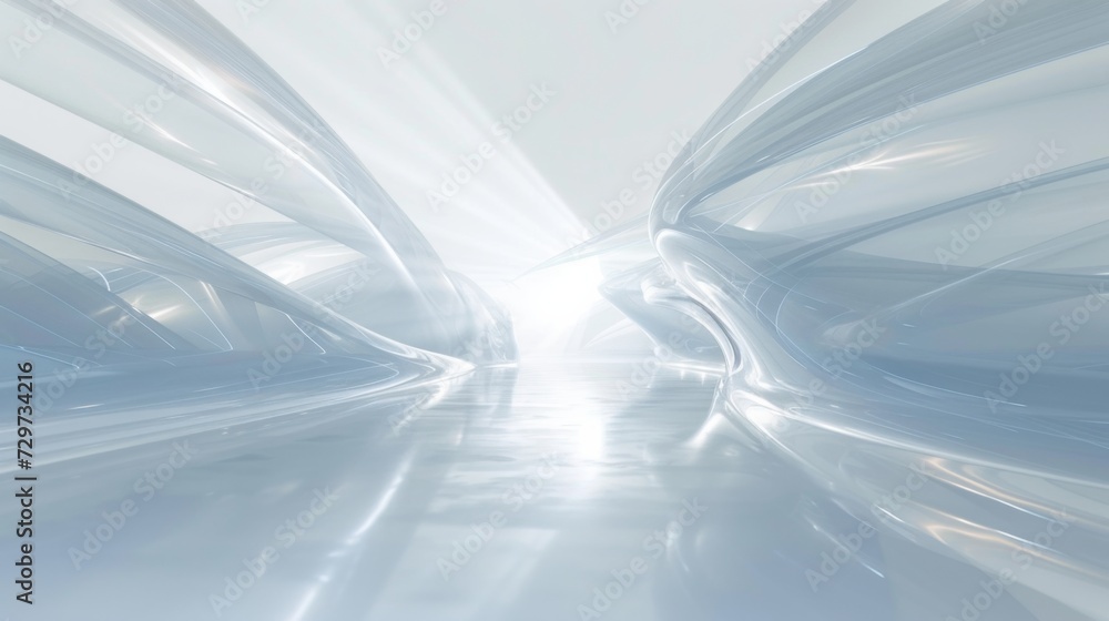 Poster silver background with some light and rays light shining