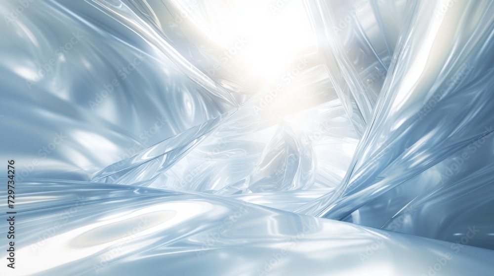 Poster silver background with some light and rays light shining