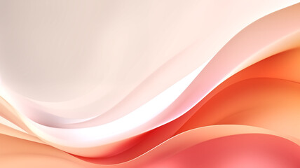 abstract background with smooth lines in pink and white colors, 3d render illustration