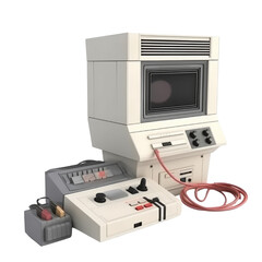 Obraz premium Retro Video Games PNG Cutout, Generative AI