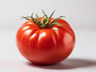 tomatoes on white background
