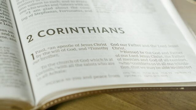 Bible - 2 Corinthians - Slide Right to Level