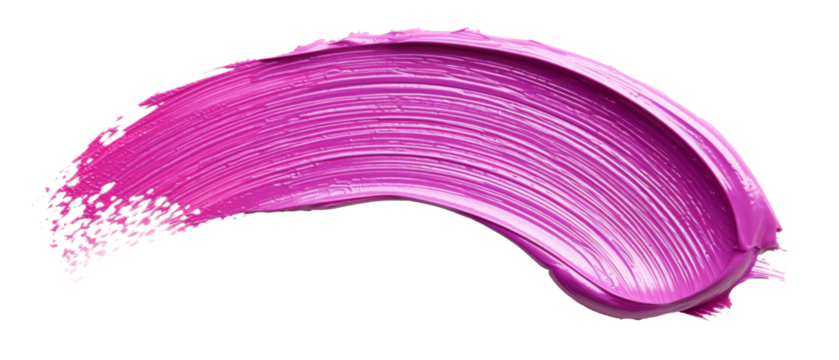 Vivid Pink Paint Stroke