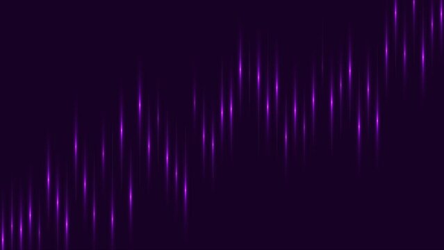 Abstract violet neon growing financial graph chart background. Seamless looping tech motion design. Video animation Ultra HD 4K 3840x2160