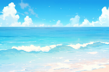 blue sky and clouds