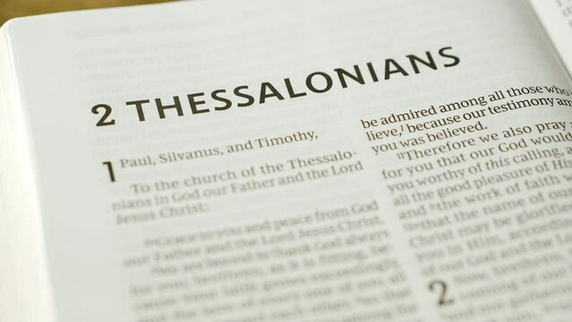 Bible - 2 Thessalonians - Slide Right to Level