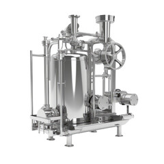 Dairy milking machine PNG Cutout, Generative AI