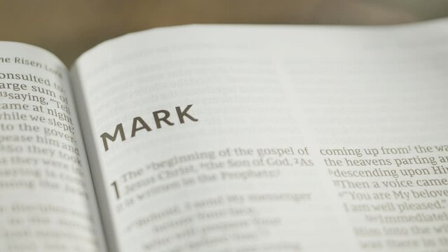 Bible - Mark - Slide Right to Level