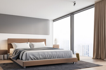 Fototapeta premium contemporary interior bedroom