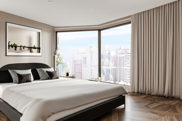 contemporary interior bedroom