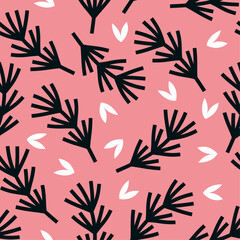 Floral Vector Seamless Pattern