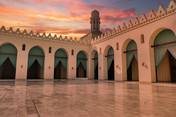Al Hakim Masjid (Mosque) aka Al Jamea Al Anwar - obrazy, fototapety, plakaty