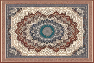 Fototapeta premium A mosaic of intricate patterns and textures