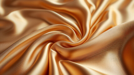 Golden fabric material background