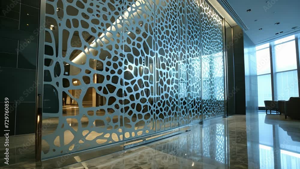 Poster the intricate details of the gl partition are emphasized in this photo where one can see the precise