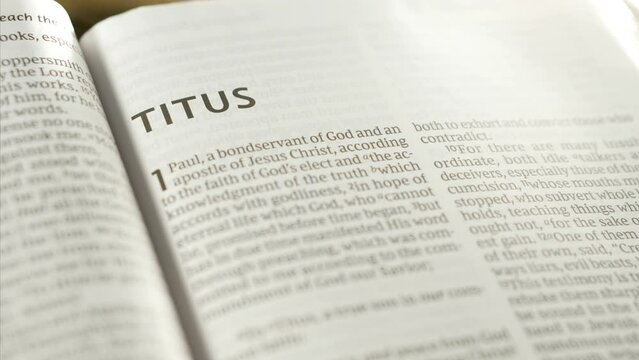 Bible - Titus - Slide to Right Level