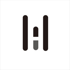 Print HM logo design for your brand and company name