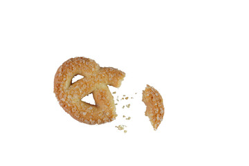 Butter cookies isolated transparent