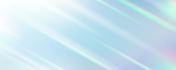 左上から線状に光が入るグラデーションのキラキラプリズムライト背景