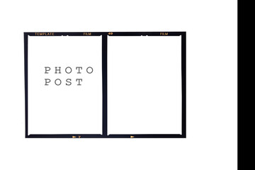 Film frame and copy space.