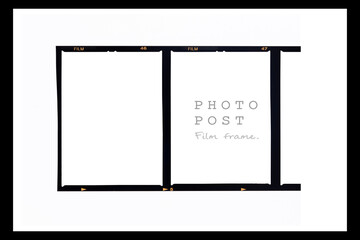 Film frame and copy space.