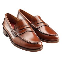 Penny loafers PNG Cutout, Generative AI
