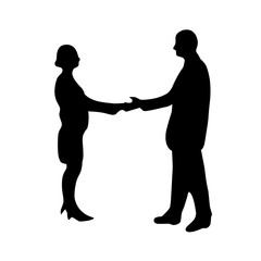 Business people shaking hands