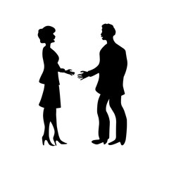 Business people shaking hands