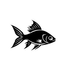Cardinalfish Logo Monochrome Design Style