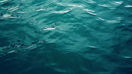 Foto op Canvas Blue sea water surface texture background. Close up of sea surface. © RMTH