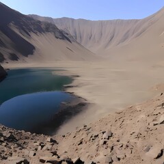 lake and mountains