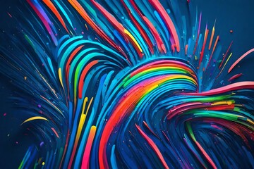 rainbow color background in full framed 