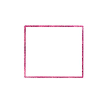 Pink Frame Isolated