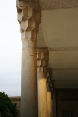 Tomb Aramgah-e Hafez, yard paved with stone, iranian traditional architecture,Shiraz, Iran