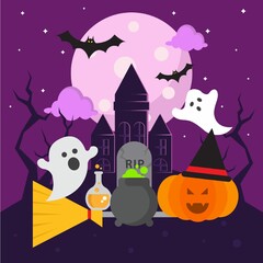 Halloween Background Design