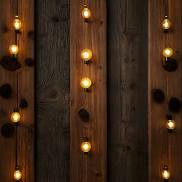 candles on the wall wood  wooden  old texture  ,Ai generated 