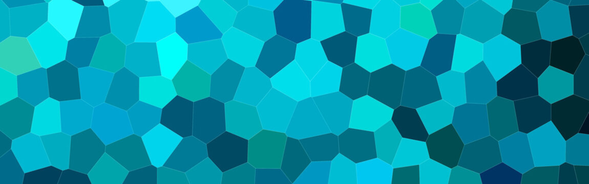 Abstract illustration of blue Little hexagon background, digitally generated