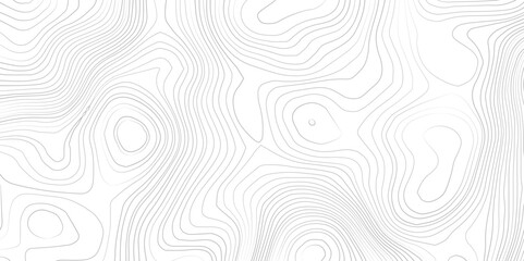 Abstract black and white wavy topography map background. Topography relief and topographic map wave line background.