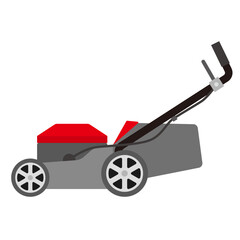 芝刈り機のイラスト